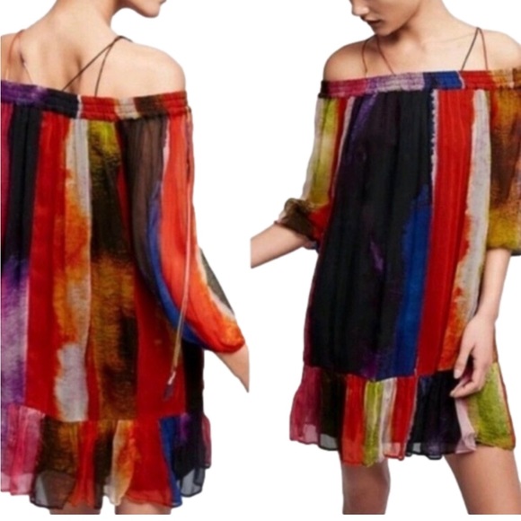 FLOREAT Anthropologie Off The Shoulder ZORA Dress - Picture 3 of 6